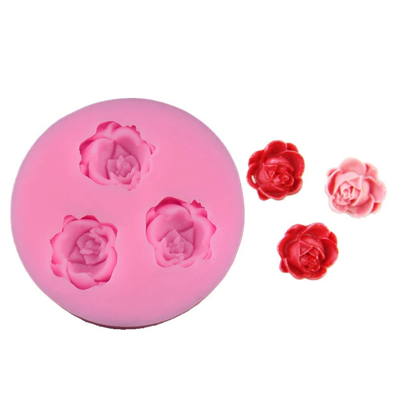 Mini 3 Roses Flower Silicone Baking Forms Fondant Cake Chocolate Sugar Craft Mold Silicone Tools DIY for Cakes
Mini 3 Roses Flower Silicone Baking Forms Fondant Cake Chocolate Sugar Craft Mold Silicone Tools DIY for Cakes