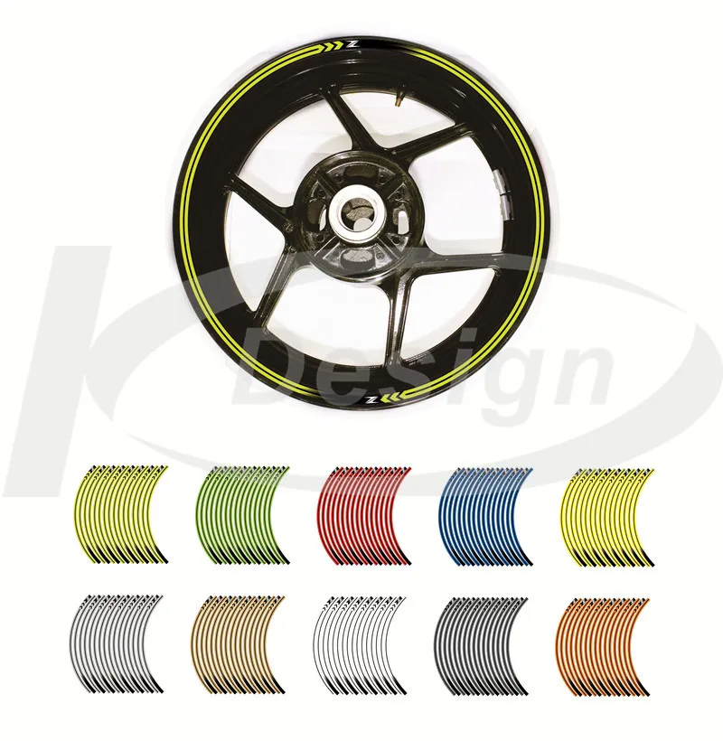 motorcycle wheel decals Reflective stickers rim stripes Z motorbike for KAWASAKI Z250 Z300 Z650 Z750 Z800 Z900 Z1000 Z1000SX
motorcycle wheel decals Reflective stickers rim stripes Z motorbike for KAWASAKI Z250 Z300 Z650 Z750 Z800 Z900 Z1000 Z1000SX