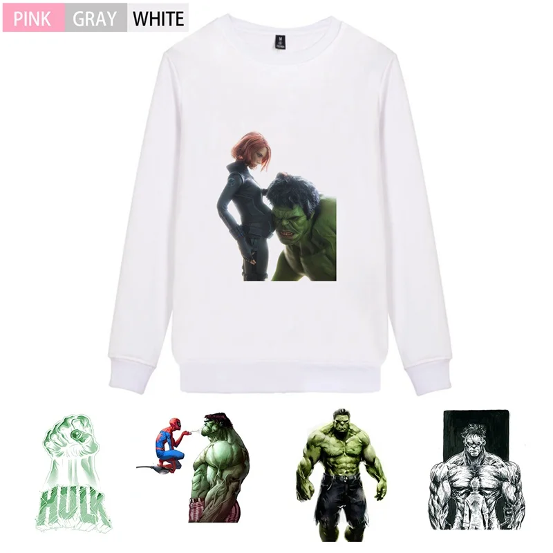 Marvel Avengers Hulk Black Widow Illustration Personalise O-NECK Cotton Sweatshirts Teen Casual Unisex Sportswear A193291
Marvel Avengers Hulk Black Widow Illustration Personalise O-NECK Cotton Sweatshirts Teen Casual Unisex Sportswear A193291