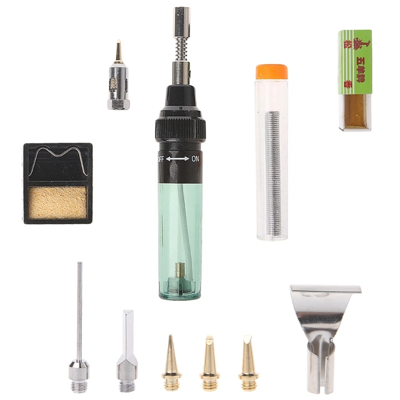 MT-100 Gas Soldering Iron Electric Soldering Iron Gun Blow Torch wireless outdoor Cordless DIY Butane Gas Gun IRON
MT-100 Gas Soldering Iron Electric Soldering Iron Gun Blow Torch wireless outdoor Cordless DIY Butane Gas Gun IRON