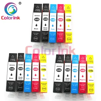 ColorInk 15Pack 564 ink cartridge 564XL For HP 564XL Photosmart 4620 5510 5511 5512 5514 5515 5520 5522 5525 6510 6512 6515
ColorInk 15Pack 564 ink cartridge 564XL For HP 564XL Photosmart 4620 5510 5511 5512 5514 5515 5520 5522 5525 6510 6512 6515