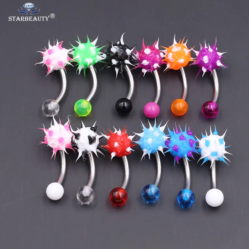 2Pcs Mix Color Silicone Ball Cute Piercing Nave Belly Button Rings Navel Piercing Ombligo 5/8mm Ball Nombril
2Pcs Mix Color Silicone Ball Cute Piercing Nave Belly Button Rings Navel Piercing Ombligo 5/8mm Ball Nombril