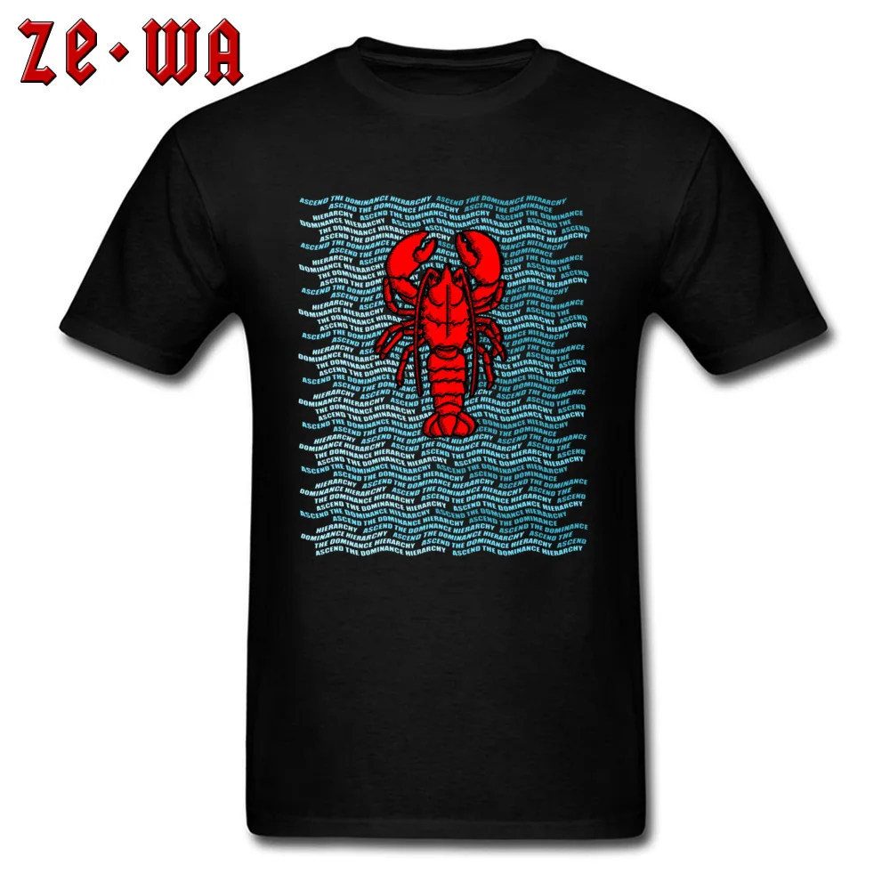 Мужская футболка большого размера Red Ascend Rock Lobster забавные дизайнерские новые Топы