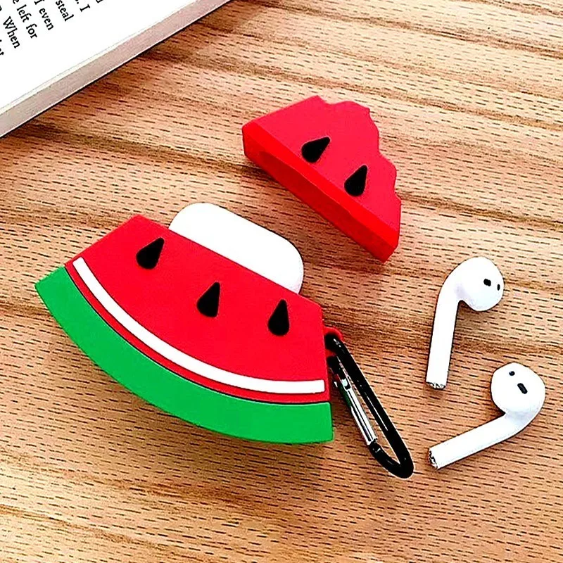 Cartoon Wireless Bluetooth Earphone Case For Airpods Case Silicone Watermelon Headphones Case For Apple Airpods Protective Cover
Cartoon Wireless Bluetooth Earphone Case For Airpods Case Silicone Watermelon Headphones Case For Apple Airpods Protective Cover
