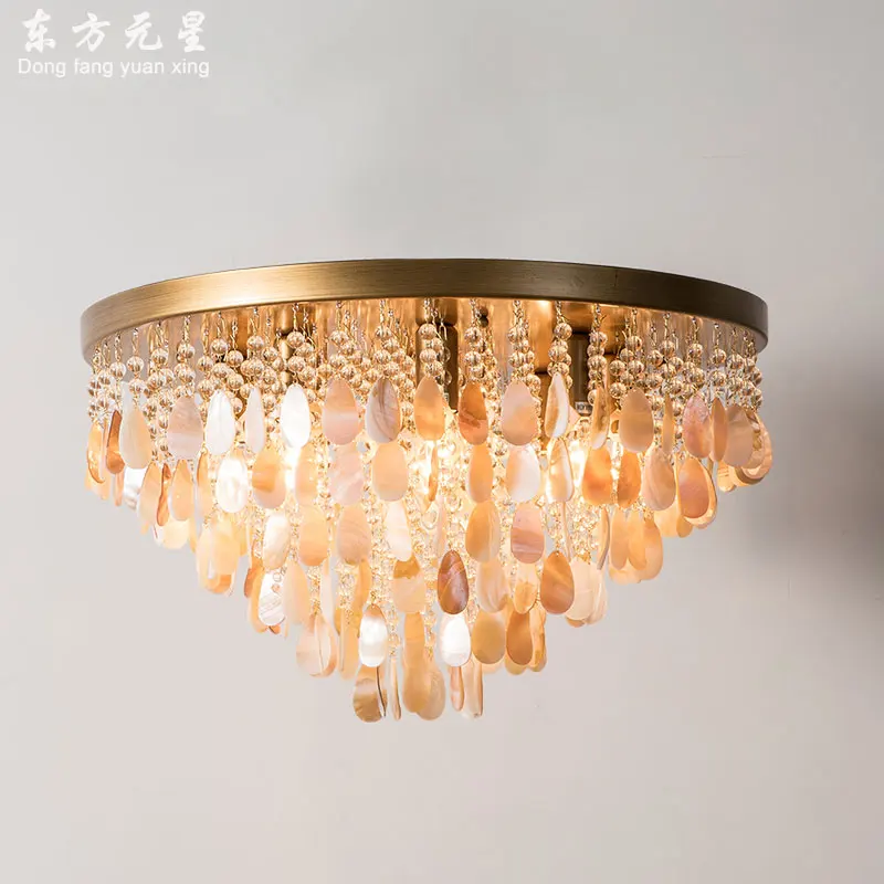 crystal ceiling lamp light simple creative shells decorated home bedroom restaurant lighitng
crystal ceiling lamp light simple creative shells decorated home bedroom restaurant lighitng