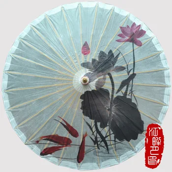 Pure White Wedding Hanging Oil Paper Umbrella Pink Lotus Flower Blossom Paper Parasol Autumn Grey Leaf with Fish Paper Umbrella
Pure White Wedding Hanging Oil Paper Umbrella Pink Lotus Flower Blossom Paper Parasol Autumn Grey Leaf with Fish Paper Umbrella