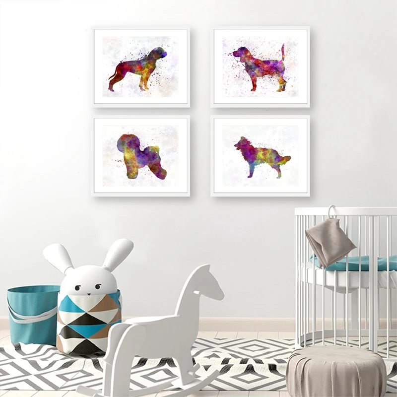 Watercolor American Bulldog Posters and Prints Wall Picture Bichon Frise and Beagle Mudi Art Canvas Painting Home Wall Art Decor
Watercolor American Bulldog Posters and Prints Wall Picture Bichon Frise and Beagle Mudi Art Canvas Painting Home Wall Art Decor