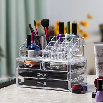 1Pcs Home Cosmetics Storage Box Modern Multilayer Acrylic Transparent Plastic Desktop Jewelry Storage&Cosmetics Box 24x15x18.6CM
1Pcs Home Cosmetics Storage Box Modern Multilayer Acrylic Transparent Plastic Desktop Jewelry Storage&Cosmetics Box 24x15x18.6CM