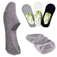 Hot Unisex Low Cut Ankle Socks Casual Soft Cotton sock Loafer Boat Non-Slip Invisible No Show Light and comfortable image