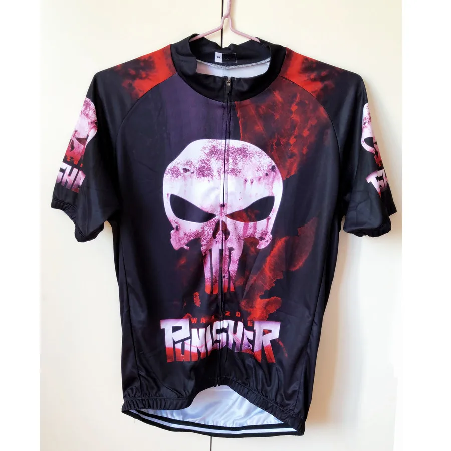 PUNISHER Cycling Jersey Shirts skul Cool Men Cycling Clothing Maillot Ciclismo Short Sleeve Summer MTB Bike Tops Clothing Wear
PUNISHER Cycling Jersey Shirts skul Cool Men Cycling Clothing Maillot Ciclismo Short Sleeve Summer MTB Bike Tops Clothing Wear