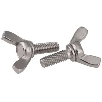 2pcs M8 Butterfly screw Ingots Horn hand screws 304 stainless steel Mechanical bolt 12mm-50mm Length
2pcs M8 Butterfly screw Ingots Horn hand screws 304 stainless steel Mechanical bolt 12mm-50mm Length
