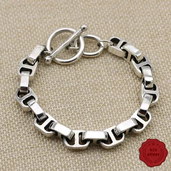 S925 sterling silvery bracelet fashion personality popular accessories new locomotive simple punk style 2019 hot sale
S925 sterling silvery bracelet fashion personality popular accessories new locomotive simple punk style 2019 hot sale
