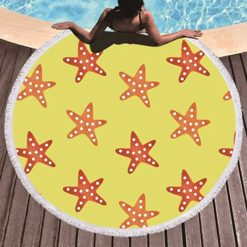 Starfish Dolphin Seahorse Printed Round Beach Towel Microfiber Beach Towel Adults Bath Towel Summer Travel Sport Yoga Mat Toalla
Starfish Dolphin Seahorse Printed Round Beach Towel Microfiber Beach Towel Adults Bath Towel Summer Travel Sport Yoga Mat Toalla