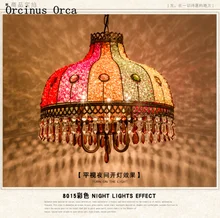 New Mediterranean creative LED color chandelier living room dining room bedroom Southeast Asian Bohemian Crystal Chandelier
New Mediterranean creative LED color chandelier living room dining room bedroom Southeast Asian Bohemian Crystal Chandelier