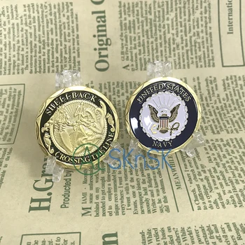 1Pcs U.S. Navy Challenge Coin,Shellback Navy Marine Corps Challenge Coin with Liberty Eagle Collection gold plated souvenir coin
1Pcs U.S. Navy Challenge Coin,Shellback Navy Marine Corps Challenge Coin with Liberty Eagle Collection gold plated souvenir coin