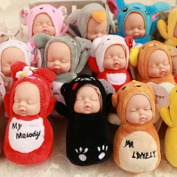 wholesale 10pcs 13cm cartoon sleepy baby plush little bag key chain vehicle pendant high quality lovely stuffed toy girl gift 
wholesale 10pcs 13cm cartoon sleepy baby plush little bag key chain vehicle pendant high quality lovely stuffed toy girl gift