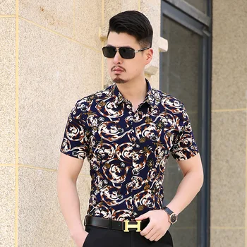 KUYOMENS Free shipping 2017 new fashion mens shirt casual summer style short sleeve 100%cotton mens shirt business slim fit
KUYOMENS Free shipping 2017 new fashion mens shirt casual summer style short sleeve 100%cotton mens shirt business slim fit