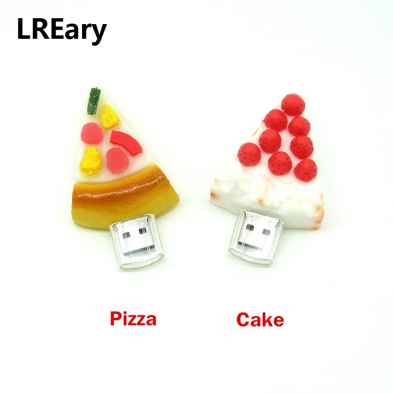 Мультфильм еда пиццы/торт флэш-накопитель usb карта памяти Флеш накопитель