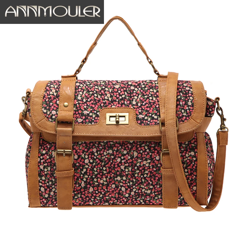 Annmouler Brand Women Satchel Bag Canvas Crossbody Bag Floral Printed Shoulder Bag Small Handbags Cotton Messenger Bags
Annmouler Brand Women Satchel Bag Canvas Crossbody Bag Floral Printed Shoulder Bag Small Handbags Cotton Messenger Bags