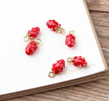 Lot 100Pcs Mixed Cartoon fruit strawberry DIY Metal Charms Pendants Earrings Jewelry Making SM228 
Lot 100Pcs Mixed Cartoon fruit strawberry DIY Metal Charms Pendants Earrings Jewelry Making SM228