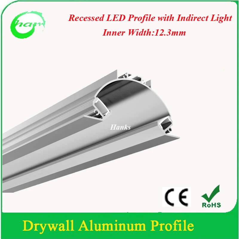 20M/Lot (2M/PCS) Recessed Ceiling Aluminum Extrusion Profile For Indirect Light Inner Width 12mm
20M/Lot (2M/PCS) Recessed Ceiling Aluminum Extrusion Profile For Indirect Light Inner Width 12mm