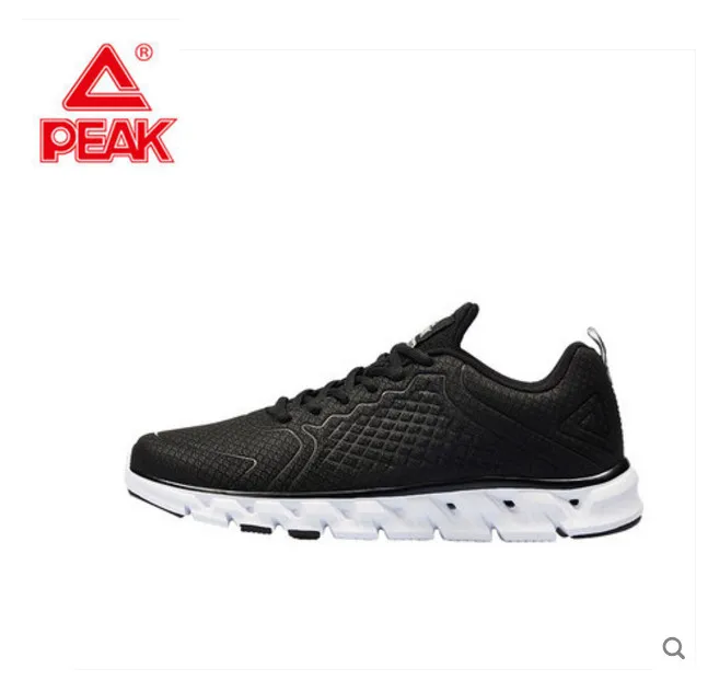 Peak 2019 spring and summer new leather surface light rebound outsole black and white fashion running shoes
Peak 2019 spring and summer new leather surface light rebound outsole black and white fashion running shoes