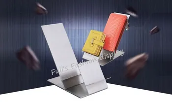 5pcs Free shipping high quality 2 Tier matte stainless steel wallet display holder phone/ jewelry / purse display stand rack
5pcs Free shipping high quality 2 Tier matte stainless steel wallet display holder phone/ jewelry / purse display stand rack