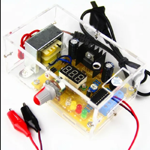 DIY Kit LM317 Adjustable Regulated Voltage 220V to 1.25V-12.5V Step-down Power Supply Module PCB Board Electronic kits
DIY Kit LM317 Adjustable Regulated Voltage 220V to 1.25V-12.5V Step-down Power Supply Module PCB Board Electronic kits