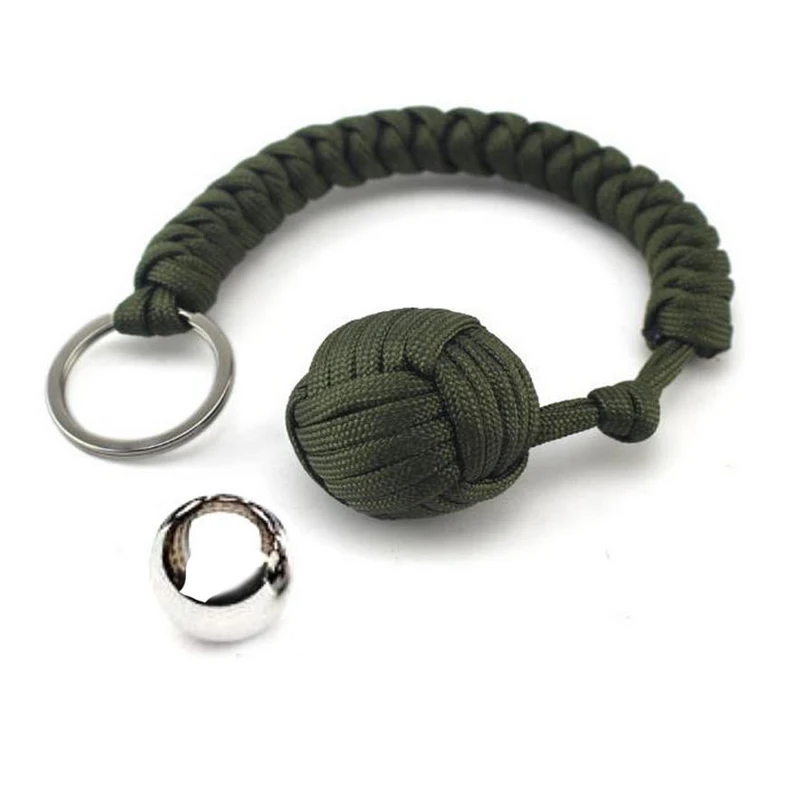 Outdoor Security Protection Black Monkey Fist Steel Ball For Girl Bearing Self Defense Lanyard Survival Key Chain Broken Windows
Outdoor Security Protection Black Monkey Fist Steel Ball For Girl Bearing Self Defense Lanyard Survival Key Chain Broken Windows