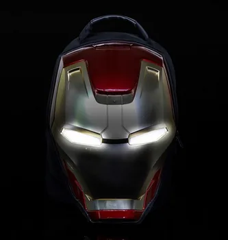 MK42 Iron Man Men's Backpack, Fashion Trend package Men's Casual Canvas Travel Bag 3D Light Bag Action figure
MK42 Iron Man Men's Backpack, Fashion Trend package Men's Casual Canvas Travel Bag 3D Light Bag Action figure