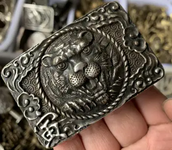 Collection of Chinese antique sculptures Eastcode Tibetan silver belt buckle DIY tiger sculpture free shipping
Collection of Chinese antique sculptures Eastcode Tibetan silver belt buckle DIY tiger sculpture free shipping