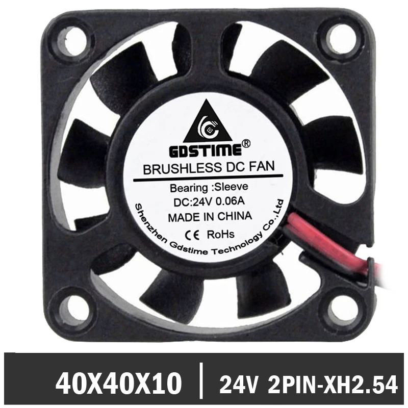 Free Shipping 2pcs/lot Environment-friendly GDT 2pin 40mm 4010 Axial Fan 40mm x 10mm dc 24v fan
Free Shipping 2pcs/lot Environment-friendly GDT 2pin 40mm 4010 Axial Fan 40mm x 10mm dc 24v fan