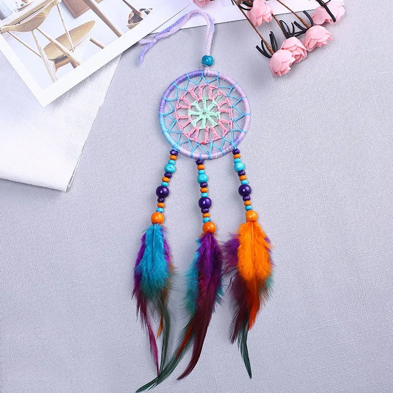 Tibetan Style Dream Catcher With Mysterious Oriental Elements Kids & Girls Bedroom Wall Hanging Decoration Mascot Dream Catcher
Tibetan Style Dream Catcher With Mysterious Oriental Elements Kids & Girls Bedroom Wall Hanging Decoration Mascot Dream Catcher