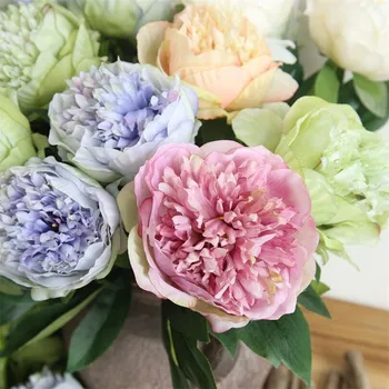 Flone Artificial silk fake Peonies Flowers Branch for Wedding Home Party table centerpiece flower arrangement Decoration Floral
Flone Artificial silk fake Peonies Flowers Branch for Wedding Home Party table centerpiece flower arrangement Decoration Floral