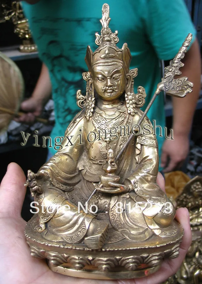 wang 00093 beautiful Padmasambhava Tibetan Buddhism Buddha bronze Oblation Pray statue
wang 00093 beautiful Padmasambhava Tibetan Buddhism Buddha bronze Oblation Pray statue