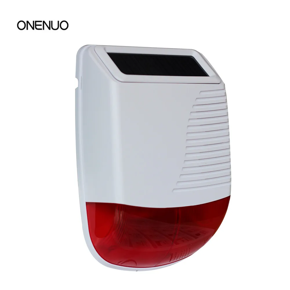 433 Frequency Wireless Personal Alarm Solar Power Outdoor Sound Light Siren Free Shipping
433 Frequency Wireless Personal Alarm Solar Power Outdoor Sound Light Siren Free Shipping