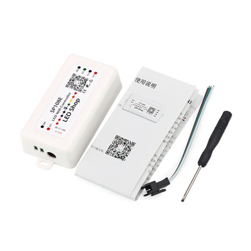 SP107E Bluetooth Music Controller SP108E WIFI WS 2811/2812B LED Controller by Smart Phone APP SP 110E mini controller Led Strip
SP107E Bluetooth Music Controller SP108E WIFI WS 2811/2812B LED Controller by Smart Phone APP SP 110E mini controller Led Strip