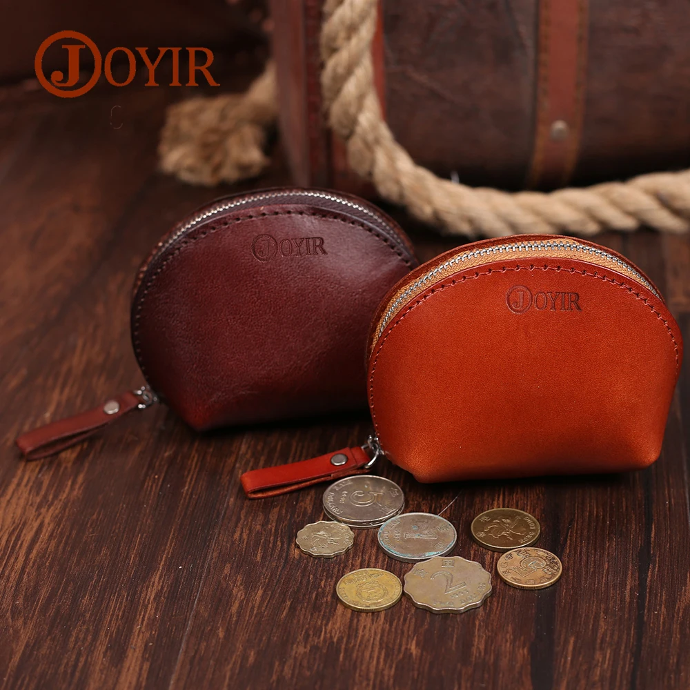 JOYIR Genuine Leather Coin Purses Women's Small Money Shell Bags Pocket Wallets Key Holder Mini Pouch Zipper Carteira Feminina
JOYIR Genuine Leather Coin Purses Women's Small Money Shell Bags Pocket Wallets Key Holder Mini Pouch Zipper Carteira Feminina