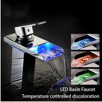 Waterfall Led Faucet Glass Waterfall Brass Basin Faucet Mixer Tap Deck Mounted Basin Snk Mixer Tap Bathroom
Waterfall Led Faucet Glass Waterfall Brass Basin Faucet Mixer Tap Deck Mounted Basin Snk Mixer Tap Bathroom