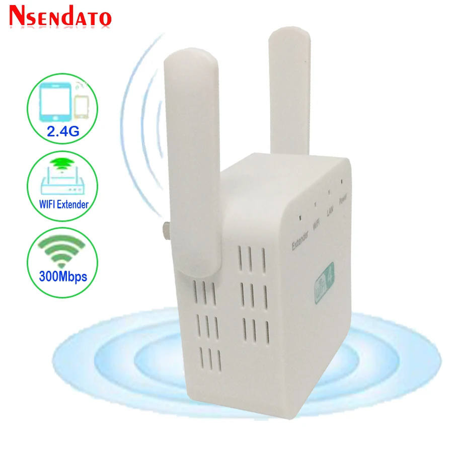 Wireless Wifi Repeater Booster 300Mbps Wi-fi Repeater 802.11n/b/g Wifi Range AP Router Extender Signal Amplifier With 2 Antenna
Wireless Wifi Repeater Booster 300Mbps Wi-fi Repeater 802.11n/b/g Wifi Range AP Router Extender Signal Amplifier With 2 Antenna