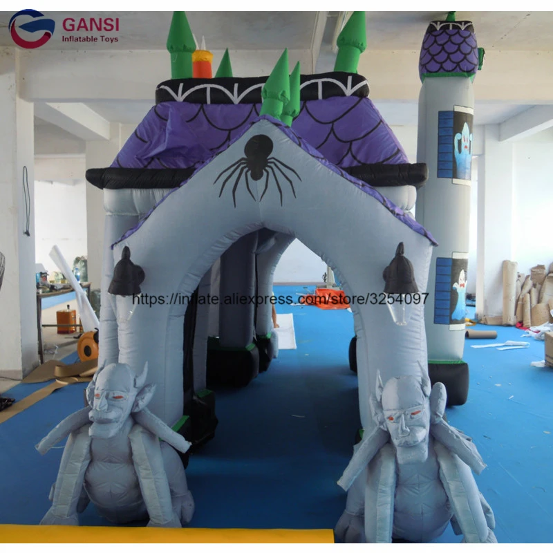 Customized Oxford Cloth Halloween Decorative Cheap Inflatable Haunted House For Sale
Customized Oxford Cloth Halloween Decorative Cheap Inflatable Haunted House For Sale