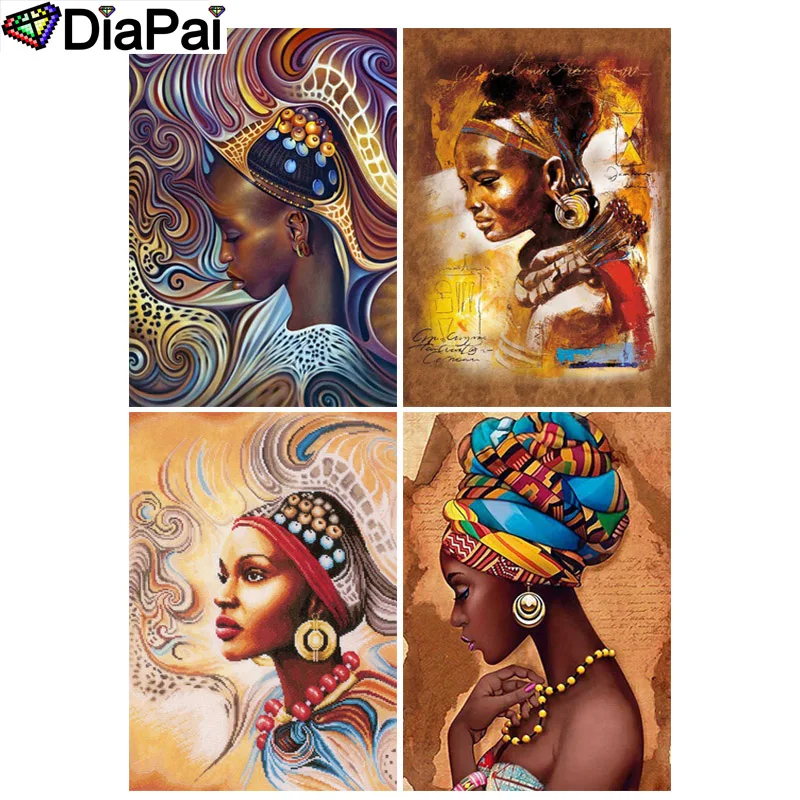 DIAPAI 100% Full Square/Round Drill 5D DIY Diamond Painting "African woman" 3D Embroidery Cross Stitch Home Decor
DIAPAI 100% Full Square/Round Drill 5D DIY Diamond Painting "African woman" 3D Embroidery Cross Stitch Home Decor