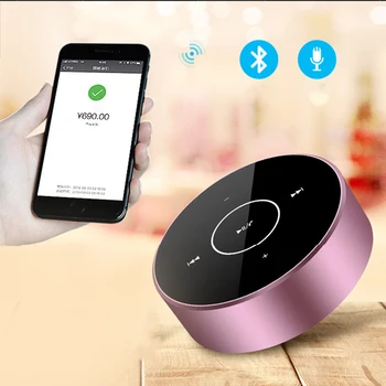 Wireless Bluetooth Speaker Mini Portable Circular Speaker with LED Touching Design Hand-Free
Wireless Bluetooth Speaker Mini Portable Circular Speaker with LED Touching Design Hand-Free