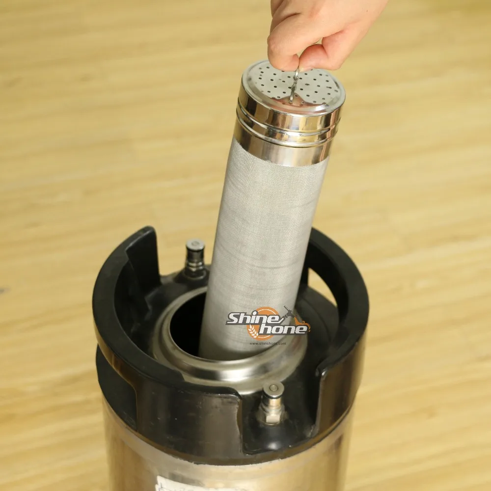Stainless Steel Dry Hopper, 300 Micron Filter, Brewing Hop Spider, Beer Keg Filter, Cornelius Keg Filter For Home brewing
Stainless Steel Dry Hopper, 300 Micron Filter, Brewing Hop Spider, Beer Keg Filter, Cornelius Keg Filter For Home brewing
