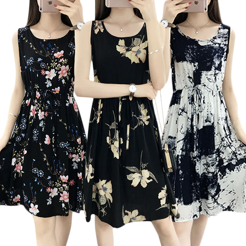 Women Bohemian Mini Dress 2019 Summer New Flower Printed Vintage Dresses Sleeveless Beach Boho Loose Plus Size M-3XL Mini Dress
Women Bohemian Mini Dress 2019 Summer New Flower Printed Vintage Dresses Sleeveless Beach Boho Loose Plus Size M-3XL Mini Dress