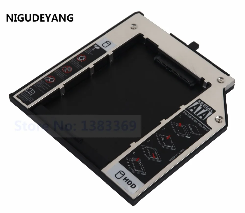 NIGUDEYANG 2nd SATA SSD HDD Optical bay Caddy Enclosure for IBM Lenovo ThinkPad x200 x201 x220 UltraBase
NIGUDEYANG 2nd SATA SSD HDD Optical bay Caddy Enclosure for IBM Lenovo ThinkPad x200 x201 x220 UltraBase