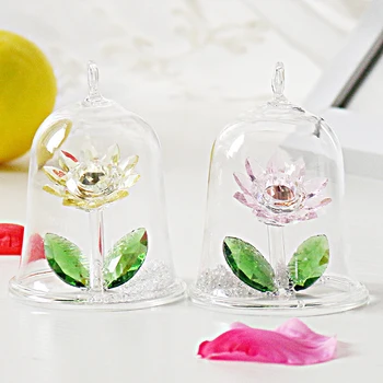 H&D Gift For Mother Crystal Sunflower Glass Sculpture in Glass Dome Flower Figurine Ornament Paperweight Lover's Gift Home Decor
H&D Gift For Mother Crystal Sunflower Glass Sculpture in Glass Dome Flower Figurine Ornament Paperweight Lover's Gift Home Decor