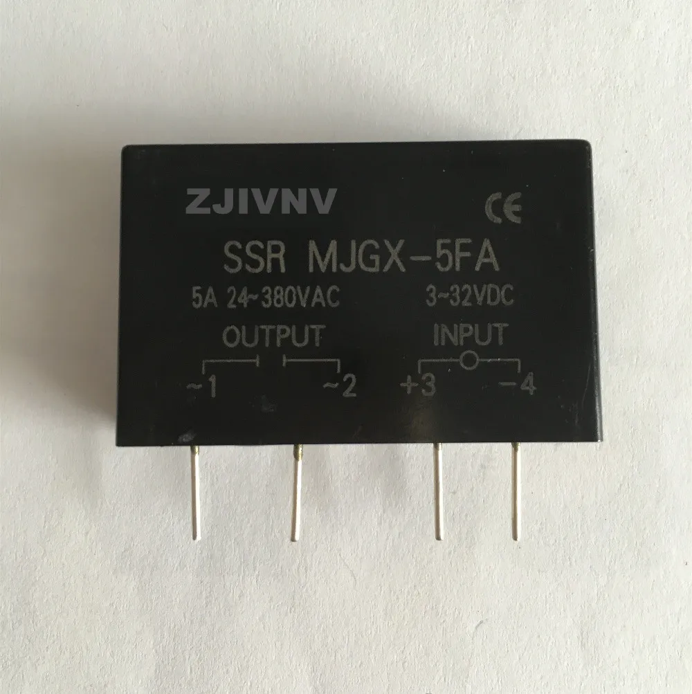 1PC PCB TYPE DC- AC solid state relay 5A pcb ssr small type control voltage 3-32vdc, load voltage 380vac,
1PC PCB TYPE DC- AC solid state relay 5A pcb ssr small type control voltage 3-32vdc, load voltage 380vac,