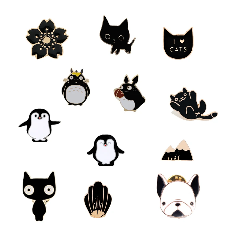 Fashion Cartoon Animal Enamel Pins Women Brooch Panda Cute Cat Flower Bears PAPA Penguin Mountain Shell Brooches Denim Badge Pin
Fashion Cartoon Animal Enamel Pins Women Brooch Panda Cute Cat Flower Bears PAPA Penguin Mountain Shell Brooches Denim Badge Pin