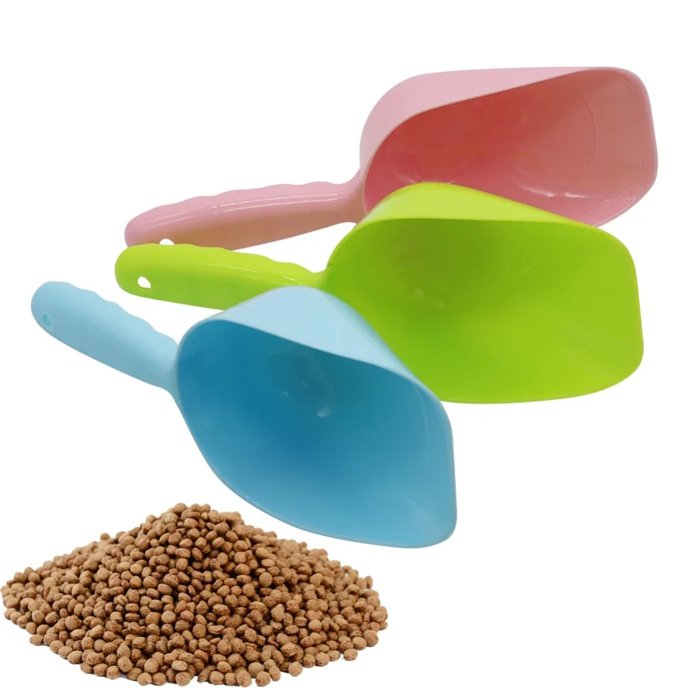 

1 Pcs Mutli-function Environmental Plastic Spoon Pet Dog Cat Cute Food Feeder Bowl Shovel Scoop Tool Pet Supplies